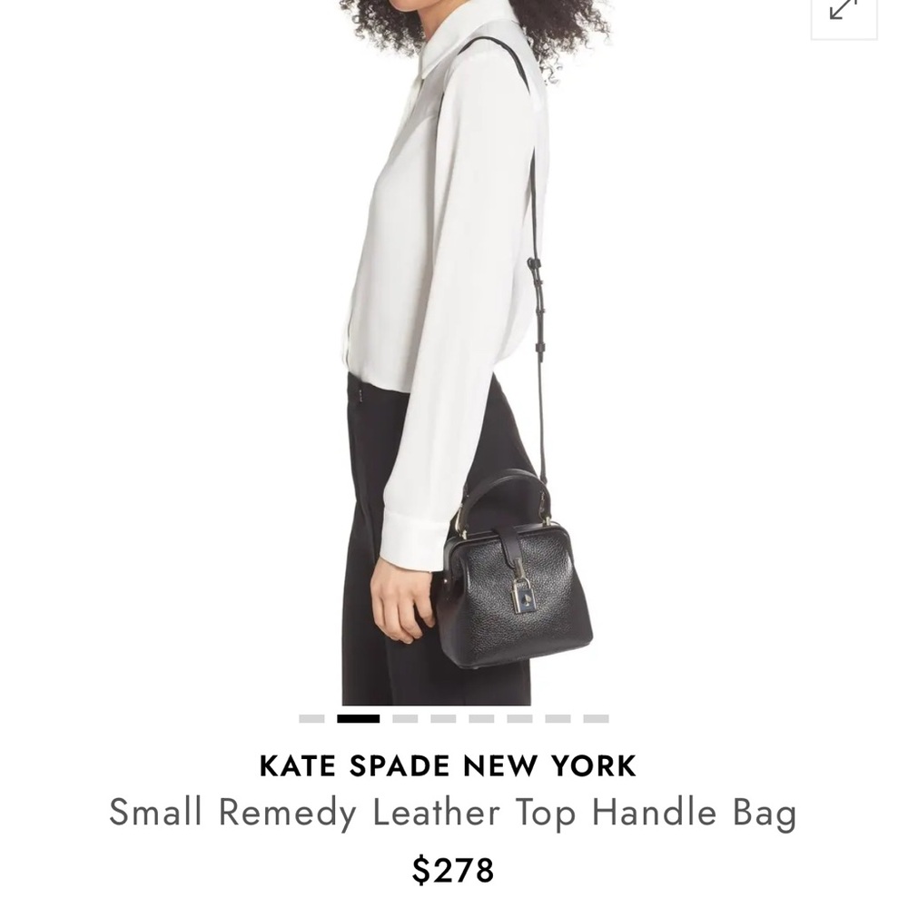 KATE SPADE NEW YORK 
Small Remedy Leather Top Handle Bag